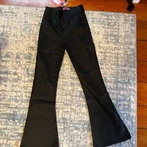 Edikted faux leather pants